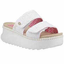 HEY DUDE Delray Slide Eyelet White