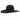 Rodeo King 10X Black 4.5" Open Crown - Circle A