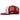 Gorra trucker de 5 paneles Hooey OU blanca/roja con parche rojo del estado de Oklahoma - Talla única