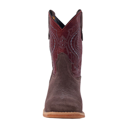 R. Watson RWK104Y Kid’s Charcoal Rough Out/Dark Cherry