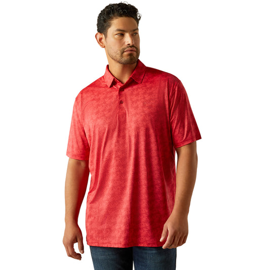 Ariat Airflow Polo –(Scarlet)