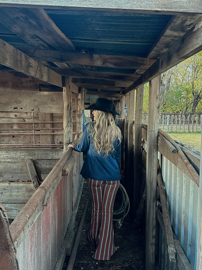 Wrangler X Lainey Wilson Clay Denay Flare Jean