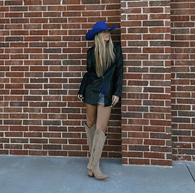 Women's Black Caiman Blazer- Ariat