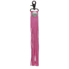 Pink Rafters Rafter T Ranch Fringe Tassle Pink Suede – Circle A