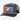 Hooey WB022 Wright Brothers Charcoal / Black 5-Panel Trucker with Red / Blue Rectangle Patch - OSFA - Circle A