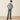 Ariat VentTEK Outbound Shirt in Blue Raven — short sleeve button-front shirt. Full-length view on model.