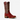 Ariat Futurity Cashout Cowboy Boot in Tuscan Red/Brown Butter — full-grain leather shaft. Inside view.
