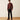 Ariat Wrinkle Free Reva Snap Shirt in Zinfandel Paisley — long sleeve snap shirt. Full-length view on model.