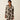 Ariat Dreams Pajama Set in Pony Play — notched collar, button front. Detail view on model.