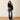 Ariat Perfect Rise Davina Trouser Jean in Irvine — trouser leg over boots. Full-length view on model.