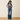 Ariat Petra Flipside Wide Leg Jean in Montrose — Perfect Rise, wide leg. Full-length view on model.