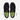Circle A Western and Outdoor Hey Dude Wally Work CT black mesh slip-on shoes with high-visibility yellow insoles