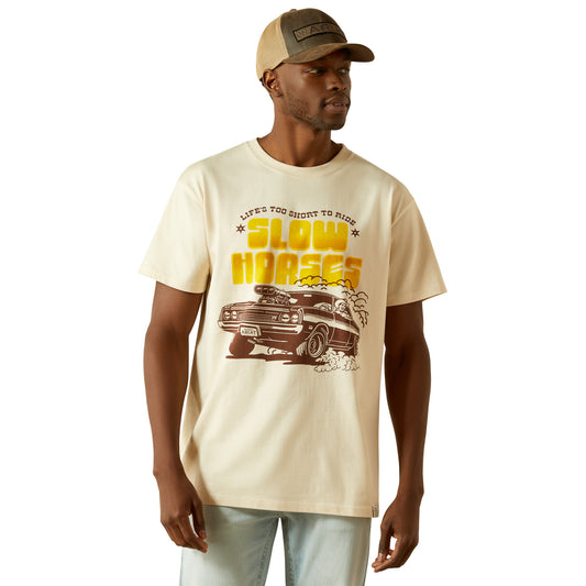 Ariat Men's Sendero Slow Horses T-Shirt SANDSHELL