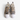 Circle A Western and Work Aman camo sneakers with frayed edges, white rubber toe caps, and metallic lace detailing.