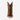 Circle A Western and Work Ariat youth distressed brown leather western boot, back view with decorative stitching.