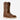 Circle A Western and Work Ariat youth distressed brown leather western cowboy boot with round toe and stitching.