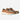 Circle A Western and Work Ariat Buckeye shoes in toasty tan leather with beige elephant print and elasticized laces.