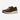 Circle A Western and Work Ariat Buckeye waterproof shoe in brown leather with lizard print detail and elastic laces.