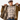 Model wearing a Circle A Western and Outdoor Ariat kangaroo canvas shirt jacket with flannel lining and corduroy collar.