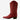Circle A Western and Work Ariat youth Casanova western boot in chili red leather with white five-row embroidery