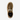 Top view of Circle A Western and Work Ariat kids Hilo slip-on shoe in brown bomber leather with elastic no-tie laces