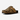 Circle A Western and Work Ariat leopard print hair-on leather mule with a side buckle strap and black sole.