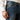 Circle A Western and Work Ariat Men's M4 low rise boot cut jeans in blue denim with leather logo patch and contrast stitching.