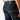 Circle A Western and Work Ariat men's dark wash denim boot cut jeans with contrast stitching and leather patch.