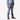 Circle A Western and Work Ariat men's light wash straight leg DuraStretch DuraLight FR jeans with brown belt and boots.