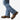 Circle A Western and Work Ariat men's blue denim straight leg jeans with brown work boots.
