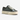 Circle A Western and Work Ariat Skylar black leather lace-up sneaker with crocodile print and platform sole