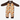 Circle A Western and Work baby romper with brown long sleeves and a western cowboy print on a cream background.