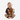 Circle A Western and Work baby wearing a brown long sleeve romper with a western horse print while holding a toy horse