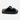Circle A Western and Work Very G Jazmin 2 black corduroy platform sandal with cork footbed and silver buckles