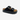 Circle A Western and Work Very G Jazmin 2 black corduroy platform sandal with cork footbed and silver buckles