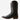 Circle A Western and Work Ariat Willie midnight black full-grain leather western boot with French toe and stitch detail