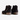 Circle A Western and Work Very G black leopard flocked ankle booties with glitter accents and side zipper detail