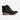 Circle A Western and Work Very G black leopard print ankle bootie with glitter accents, side zipper, and low heel.