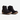 Circle A Western and Work Very G black leopard flocked ankle booties with glitter accents and side zipper closure