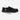 Circle A Western and Work black mesh slip-on casual shoe with elastic laces and reflective heel detail.