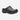 Circle A Western and Work black Muckster Lite kids clog made of lightweight BioLite foam with side drainage ports.
