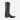 Circle A Western and Work R. Watson black full quill ostrich cowboy boot with 14-inch goat leather shaft