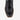 Circle A Western and Work Macie Bean black ostrich print leather western boot with a square toe and turquoise detail