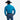 Circle A Western and Work blue long sleeve performance shirt worn by a man with a black cowboy hat and jeans.