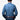 Circle A Western and Work men's blue long sleeve snap shirt with western yoke detail. Model wears jeans and a baseball cap.