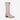 Circle A Western and Work Lane Lexington blush leather cowgirl boot with snip toe and white embroidery