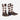 Circle A Western and Work Twister Braxton boys' western boots with brown vamp and maroon and white checkered shaft.