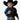 Circle A Western and Work boys navy long sleeve western shirt with American flag print worn by a smiling toddler