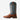 Circle A Western and Work Ariat men's brown leather cowboy boots with blue shaft and intricate stitching.
