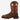 Circle A Western and Work brown leather cowboy boots with orange stitching and composite toe for comfort and safety.